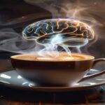 1日2〜3杯のコーヒーが脳の未来を変える。35%の認知症リスク低減と「賢いカフェイン戦略」 a-sophisticated-steaming-cup-of-coffee-with-a-futuristic-brain-hologram.jpg